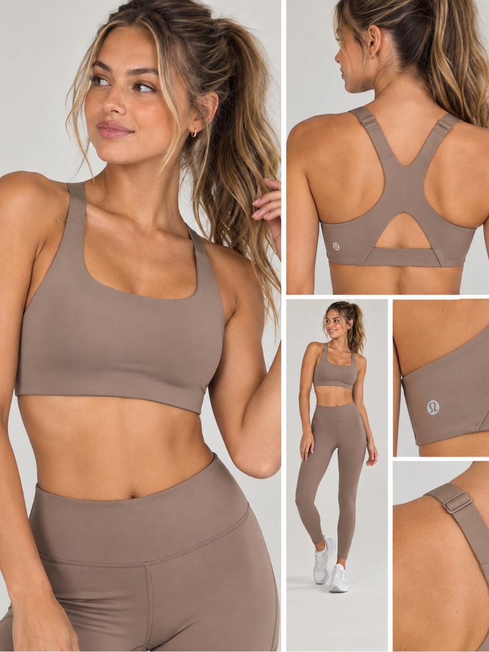 Lululemon Ultralu square neck sports bra size 4 NWT $68 retail